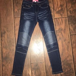 Girls Moto Jeans